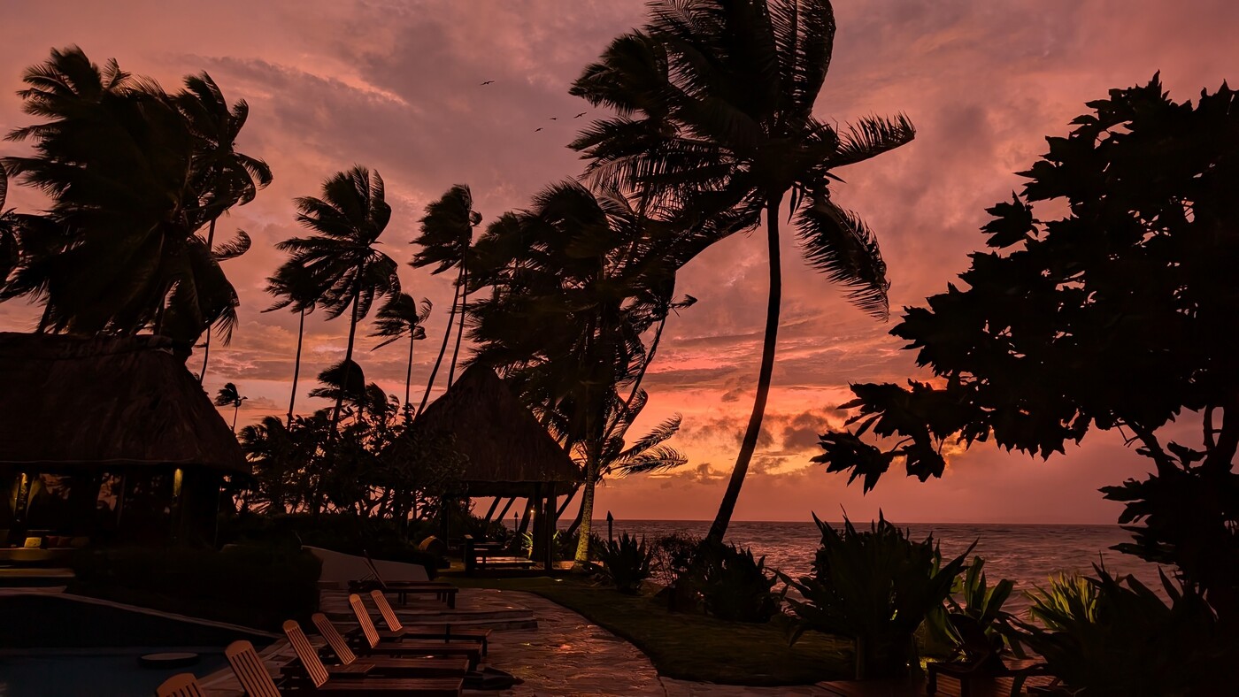 fiji jmc resort sunset